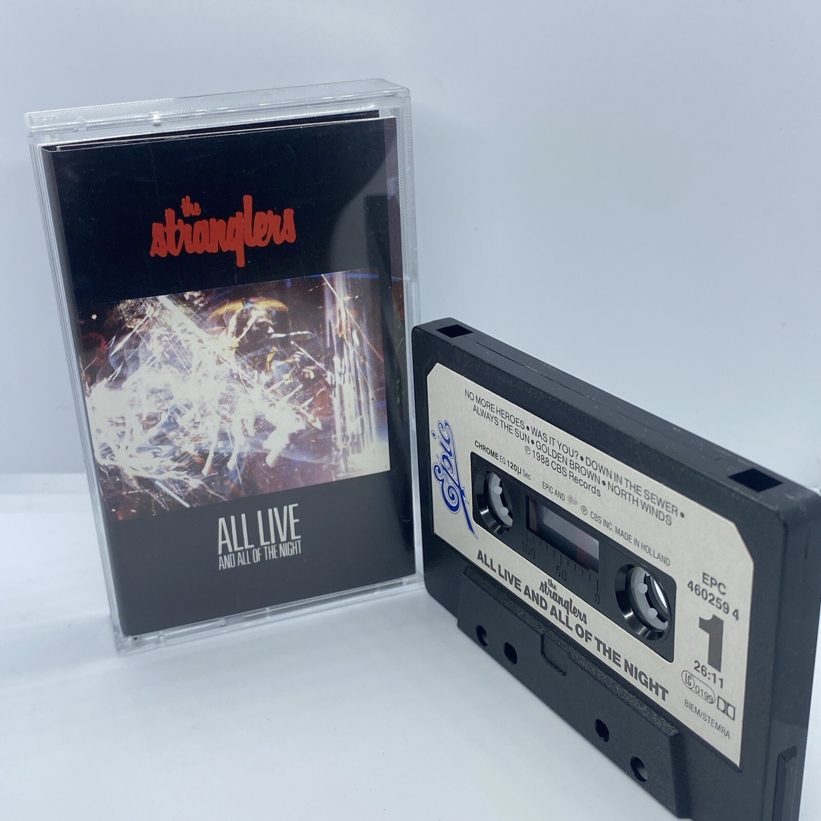The Stranglers ‎– All Live And All Of The Night - Cassette Tape