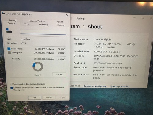 Lenovo ThinkServer TS200V Workstation 256GB SSD, 8GB RAM, Windows 11 - Picture 2 of 14