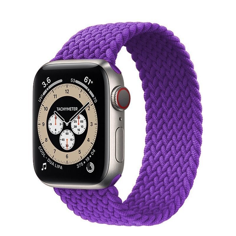 Plecione solowe paski pętlowe do Apple Watch Series 8 7 6 5 Band 49mm 45mm 41mm 44mm - Zdjęcie 30 z 38