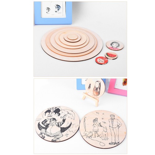 Ø 50mm-260mm Basswood Plywood Round Sheet Board Panel Thick 3mm Craft Model DIY - Picture 6 of 14