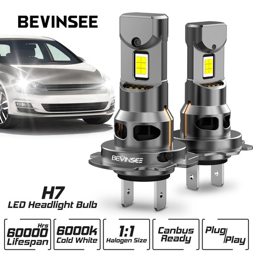 2x H7 LED Headlight Bulbs Canbus Bright For Mercedes W203 W204 C230 C320 C350 - Bild 1 von 11