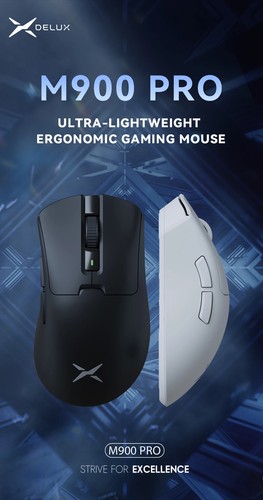 Gaming Mouse Ergonomic 8K Polling Rate PAW3395 63g Magnetic RGB Charging Dock - Picture 11 of 27