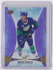 2020-21 UPPER DECK ICE VALANDER BASE PARALLEL BROCK BOESER #14 VANCOUVER CANUCKS