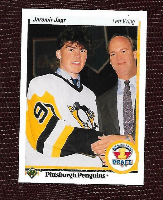 Jaromir Jagr Pittsburgh Penguins 199091 Upper Deck FRENCH