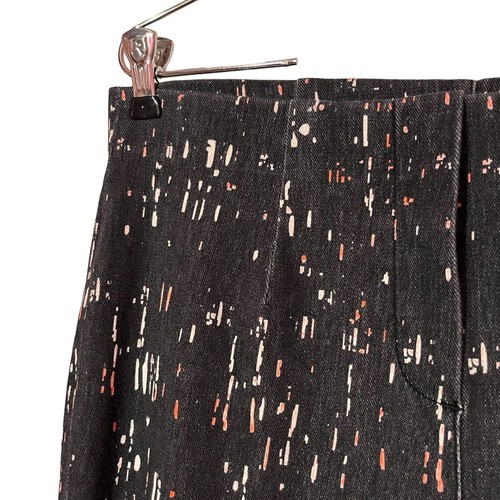 Holland Ave Sammy Denim Hose Damen 12 grau korallen gesprenkelt beschnitten Golf Stretch - Bild 5 von 11
