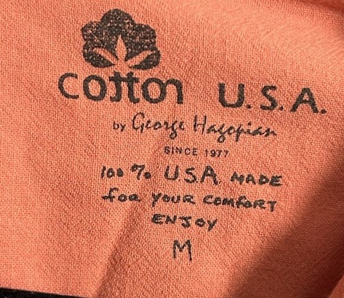 Cotton USA By George Hazopian Women’s 2 Piece Casual Peach Suit Made In USA Sz M - Bild 5 von 10