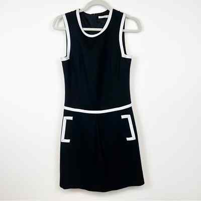 Trina Turk Black Mod Mini Dress Small