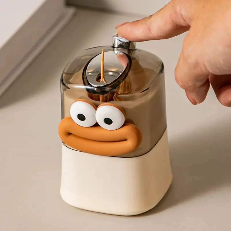 Creative Toothpick Storage Box Automatic Pop-up Home Push-type Toothpick Holder - Picture 1 of 13