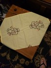 Vintage Handmade Table Runner CROSS STITCH EMBROIDERY Cats