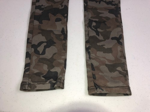 Kancan Jeans Green Size 1/24 Junior Skinny Zip-Hem Camo Print Stretch - Picture 6 of 9