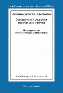 Übersetzungskultur im 18. Jahrhundert: Übersetzerin... | Buch | Zustand sehr gut - not specified