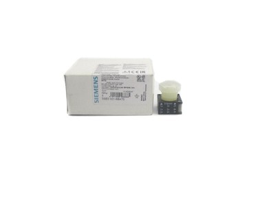Lot De 5 Boutons-Poussoirs Siemens 3SB3001-6BA30 - 22mm Rond Jaune - Neuf (Origine Allemagne)