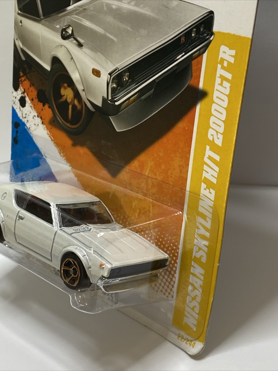 Hot Wheels 2011 New Models Nissan Skyline H/T 2000GT-R White w/MC5