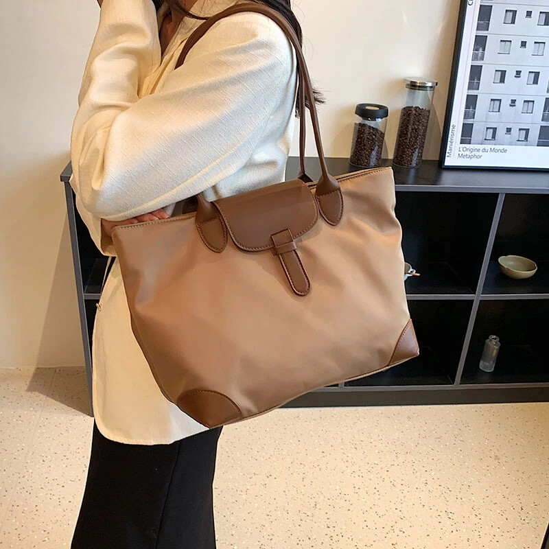 Oxford Underarm Bags Women Handbag Shoulder Shopper Totes