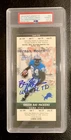 Barry Sanders Last TD Ticket Full Autograph Detroit Lions 10/15/98 Signed PSA 10