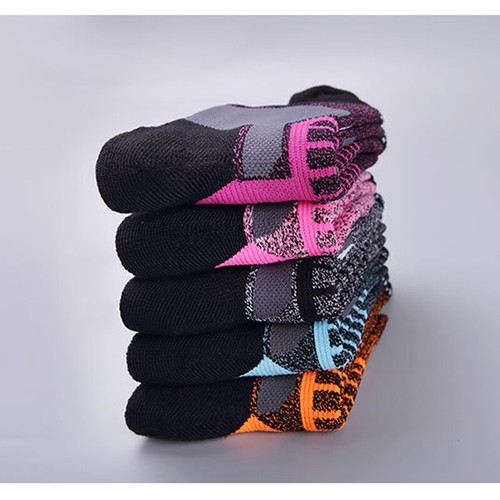 Pro Mens Womens Basketball Sports Ankle Socks Compression Running Jogging Socks - Picture 22 of 37
