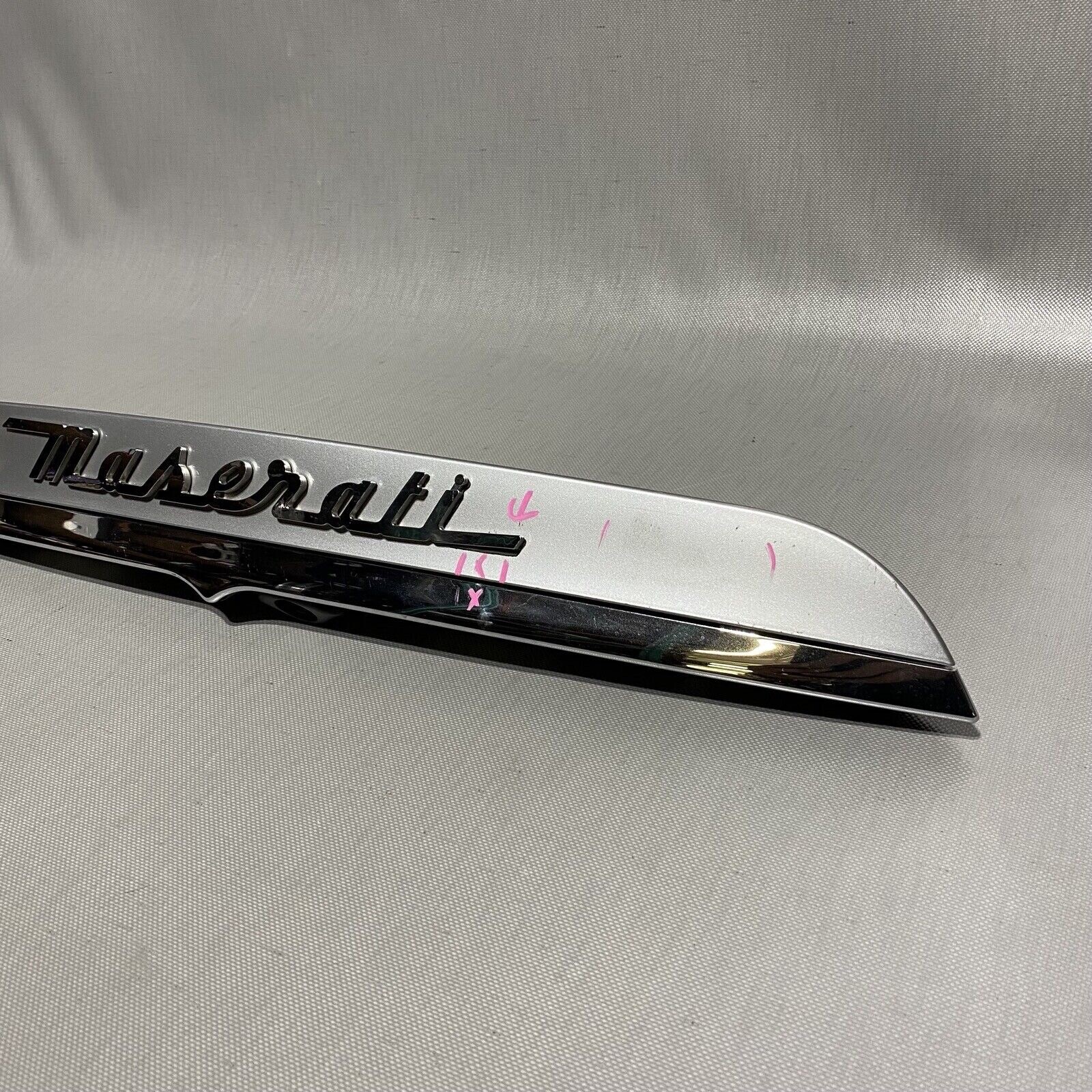 MASERATI GHIBLI NUMBER PLATE LIGHT TRIM 670017267 2014 2015 2016 OEM