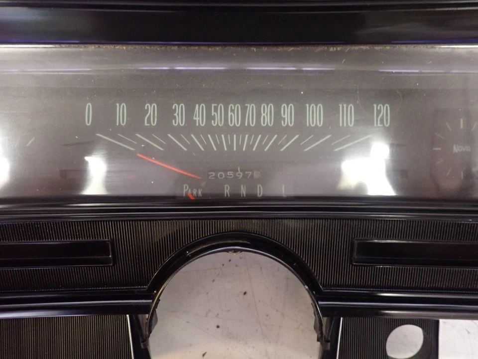 Chevrolet Nova 1969 1970 1971 1972 tablero velocímetro medidores GM # 3935906 Foto 3 de 4