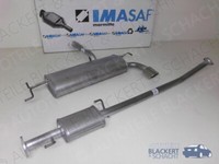 Imasaf Auspuffset für Hyundai Tuscon 2.0 + 2.0I 16V 2004- | Mitteltopf + Endtopf