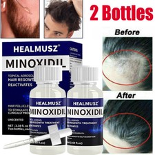 Minoxidil 5 Extra Strength Hair Regrowth Solution for Men Women, 2 Month Supply
