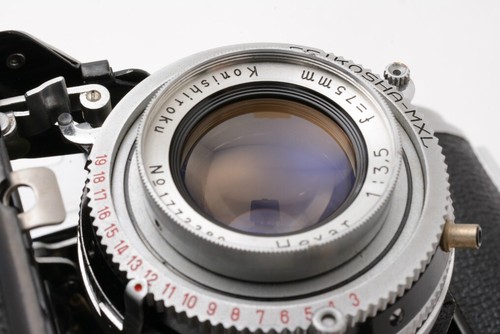 [Mint++] Konishiroku Konica Pearl IV 4 Rangefinder Film Camera +Case From Japan - Picture 11 of 18