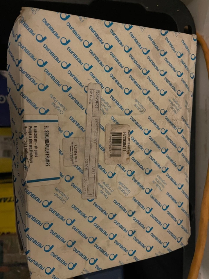 Parachoques de aire secundario BMW E39 1997-1998 OE Pierburg 11 72 1 427 911 NUEVO Foto 3 de 3