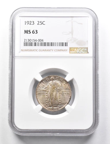 MS63 1923 Standing Liberty Quarter NGC *0518