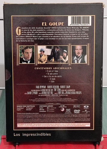 El golpe en DVD con funda y librito -- Oferta en los envios. Leer descripcion - Imagen 2 de 2