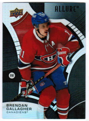 21/22 2021 UPPER DECK ALLURE HOCKEY BASE BLACK RAINBOW CARDS 1-100 U-Pick List - Picture 7 of 48