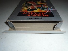 Rush 'n Attack 5-Screw, Hang-Tab, Konami ☆☆ Autentico CIB Completo Nintendo NES