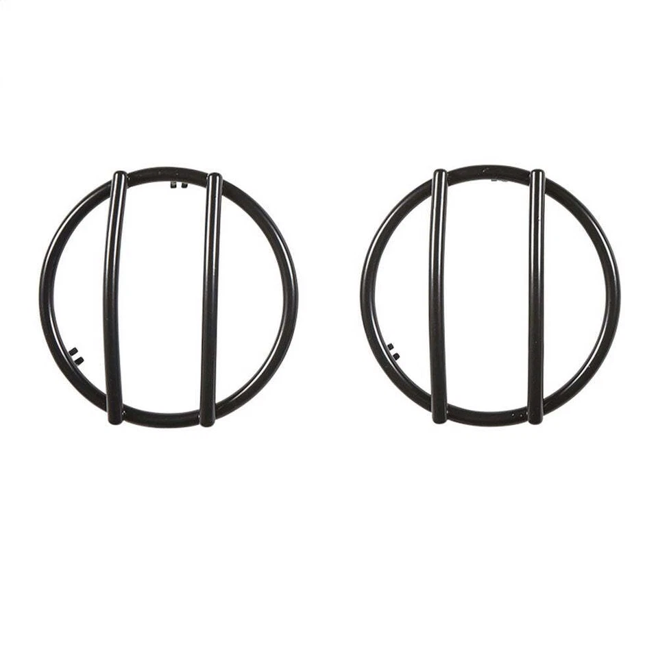 Smittybilt 5690 Black Euro Turn Signal Guards for 2007-2018 Jeep Wrangler JK Foto 2 de 4