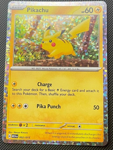 Pikachu 002/015 McDonald's 2024 Holo