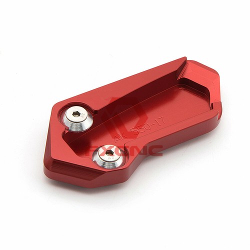 FXCNC Sidestand Kickstand Extension Plate Pad Fit For Kymco AK550 2017 2018 Red - Picture 4 of 9