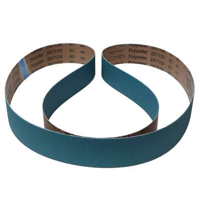 Bande Abrasive Klingspor En Tissu Zircon 50x1000 Mm - Pour Acier Et Métal, Neuve