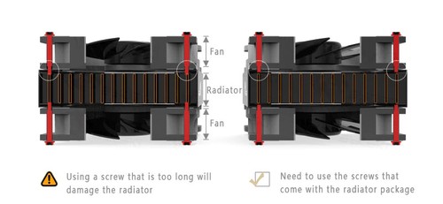 Bykski 28mm Thick Copper 420mm PC Water Discharge Liquid Heat Exchang Radiator - Afbeelding 10 van 13