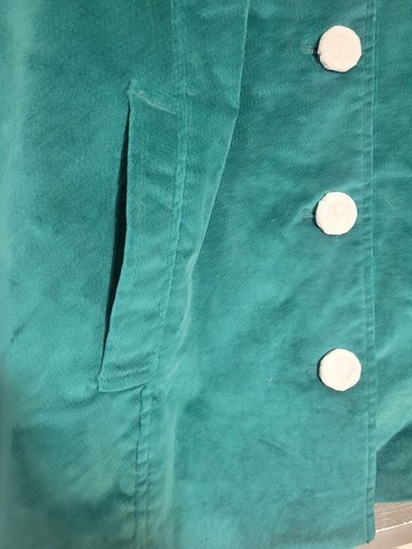Vintage Denim & Co. Green Faux Suede Lined Jacket Machine Wash Size 1X - Picture 2 of 6
