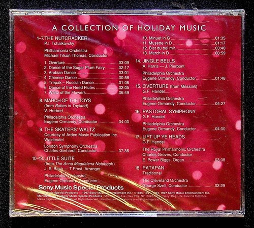 Music To Your Ears (A Collection Of Holiday Music) 1997 CD Sealed New - Imagen 2 de 2
