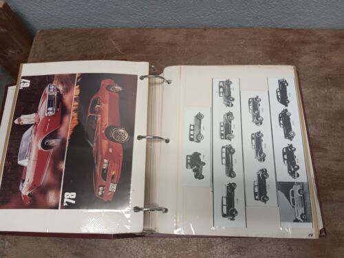 Vintage RARE 1954/55 Pontiac Motor Division Data Scrapbook SIEHE BILDER - Bild 3 von 24