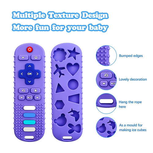 Baby Teething Toys, Food Grade Silicone Teether for Babies 3 6 12 18 Months, ... - Picture 9 of 9