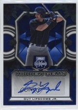 2023 Panini Elite Extra Edition Hidden Gems Blue Guy Lipscomb Jr Auto 0j5z
