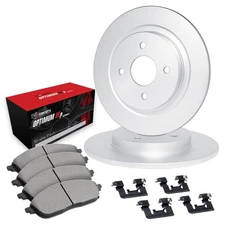 For Volkswagen Rabbit 1980-1984 R1 Concepts Front Brake Kit w Optimum Pads