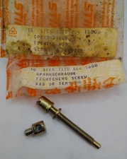 OEM STIHL 020 AV BAR CHAIN ADJUSTER SCREW 1114-664-1600 & NUT 1110-664-1500