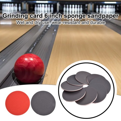 24 Pieces Bowling Sanding Pads-Resurfacing Polishing Kit Bowling Ball CleanerKit - Foto 9 di 74
