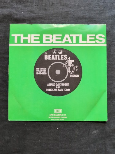 The Beatles 'A Hard Day's Night/Things We Said Today' 7'' vinyl record 45 K404 - Foto 2 di 6
