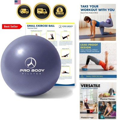 Ball 9 Inch - Small Exercise Ball for Stability, Barre, Core, Ab Workouts, Yo...