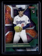 2025 Bowman's Best Circuitry Roki Sasaki Rookie Los Angeles Dodgers