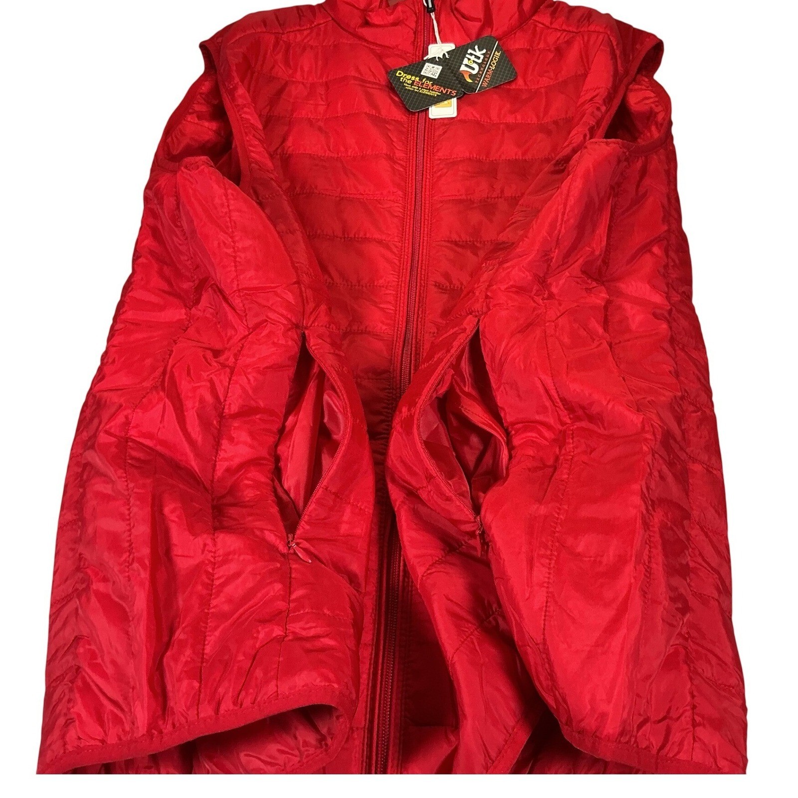 Core 365 Mens XL Red Utk Warm Logik Puffer Vest Water Resistant Packable New image 3