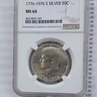 Kennedy Half Dollar Bicentennial 50C 1976 Silver NGC MS66 San Francisco