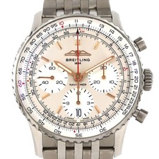 Authentic Breitling Navitimer B01 Chronograph 41 AB0139/AB0139211G1A1 Stainl...