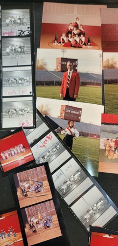 Vintage Lot 80+ Fotos 1986 Chillicothe, Mo HS Senior Basketball Arts Cheer Band FBL - Bild 12 von 17